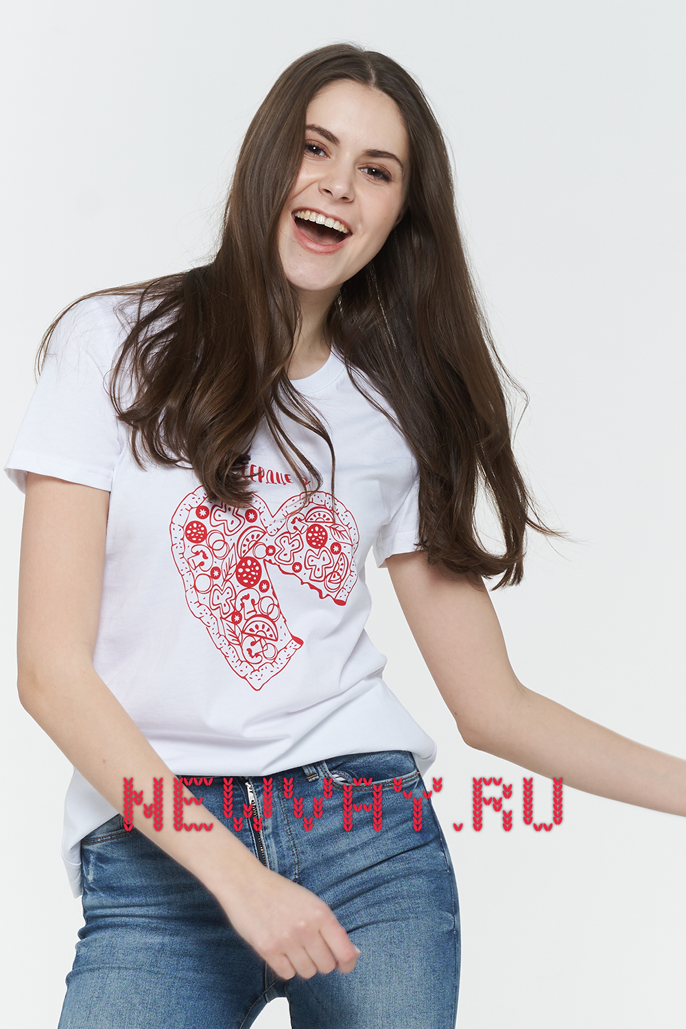 Комплект Family Look Пицца Сердце. Вид 3