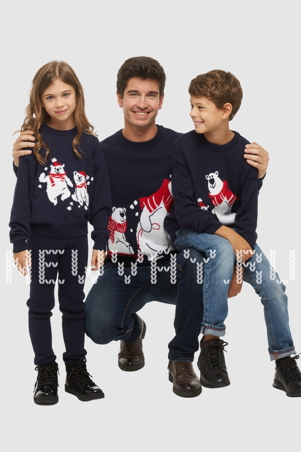 Комплект Family Look Дружная семья. Вид 1