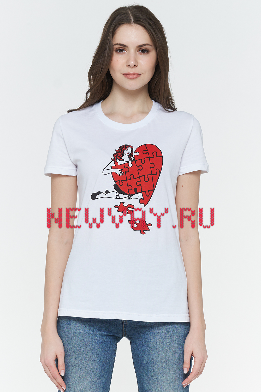 Комплект Family Look Пазл Сердце. Вид 3