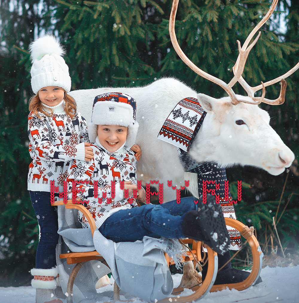 Комплект Family Look Сон в зимнюю ночь. Вид 3