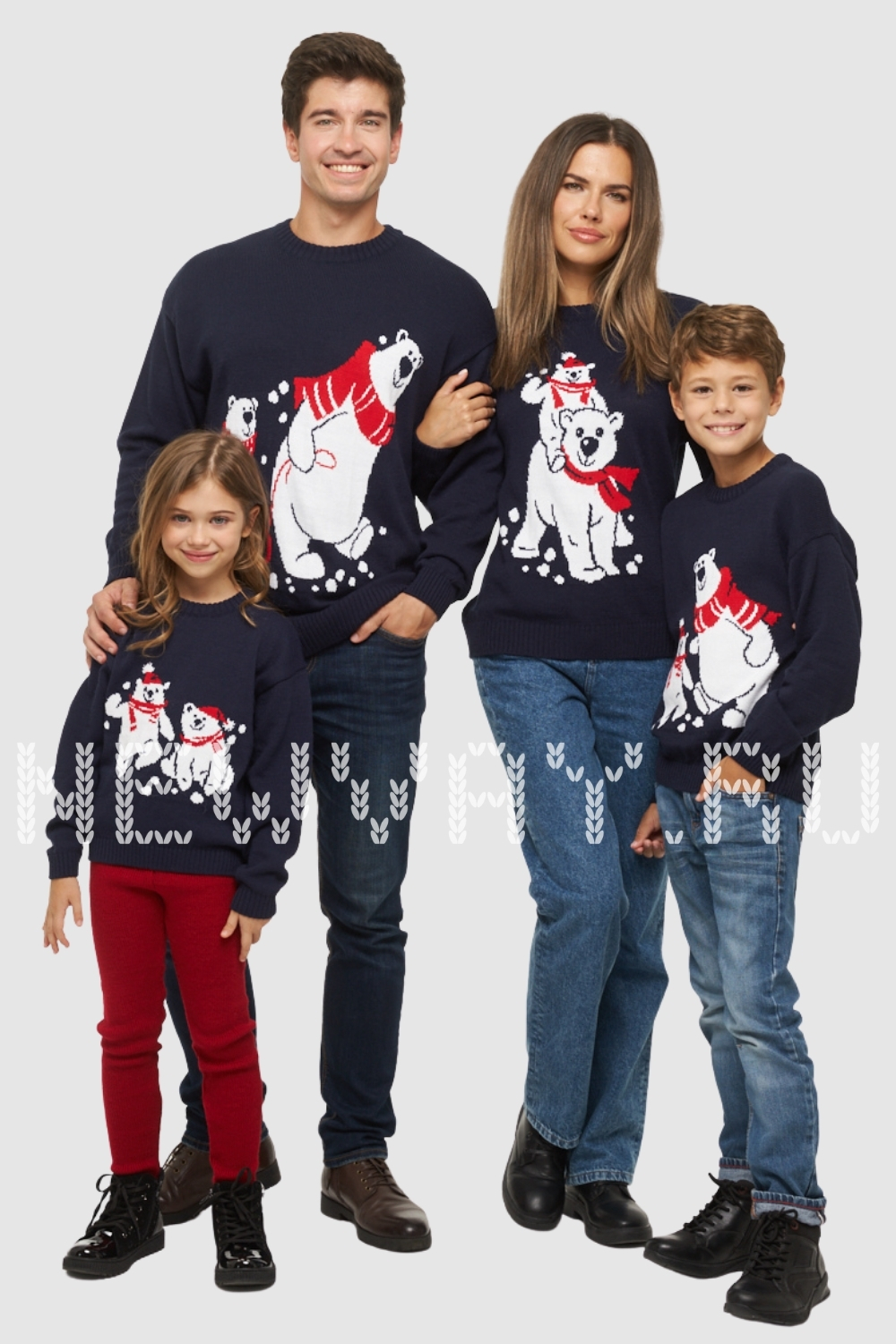 Комплект Family Look Дружная семья. Вид 2