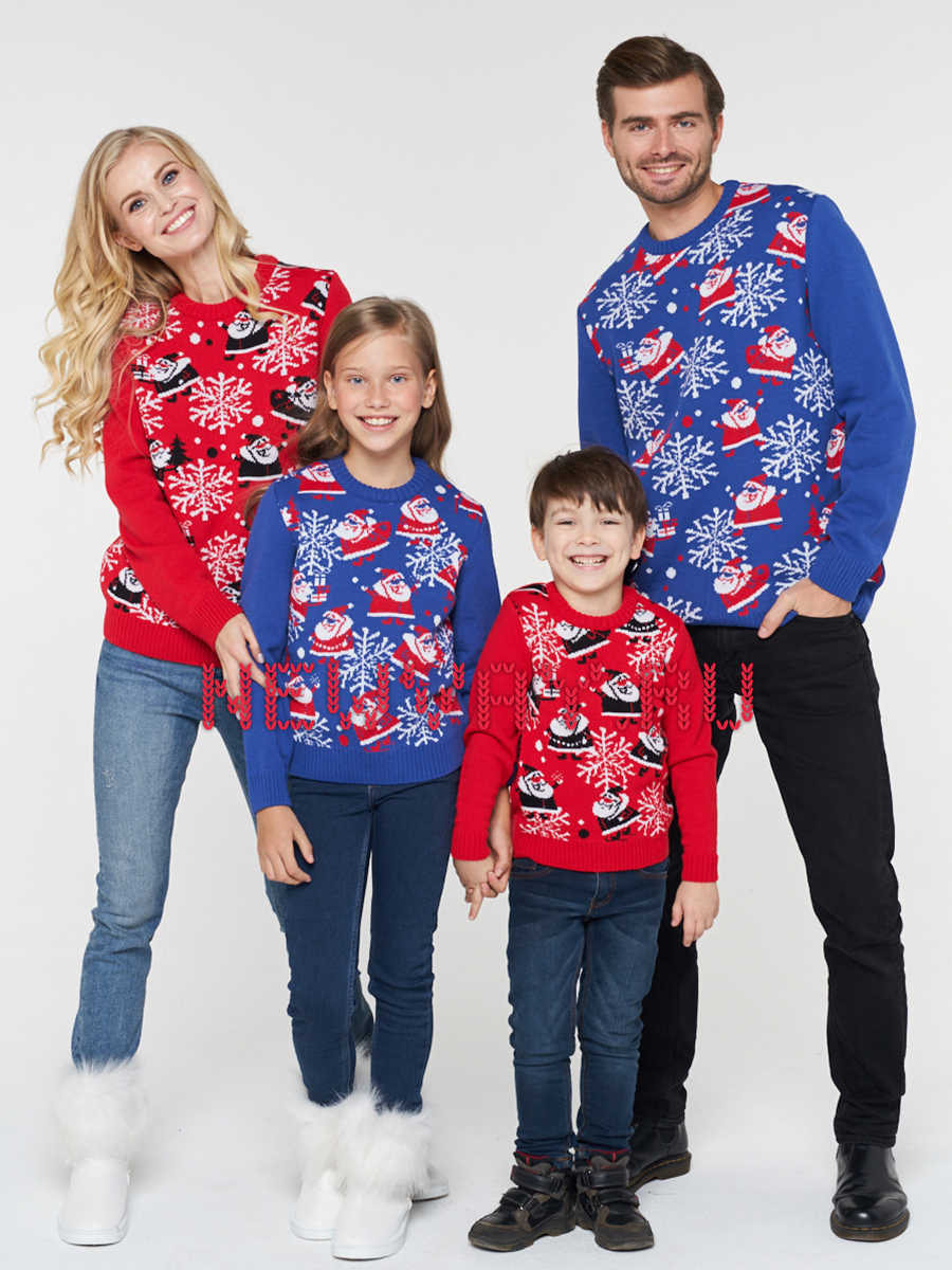 Комплект Family Look Хлопоты Санты. Вид 1