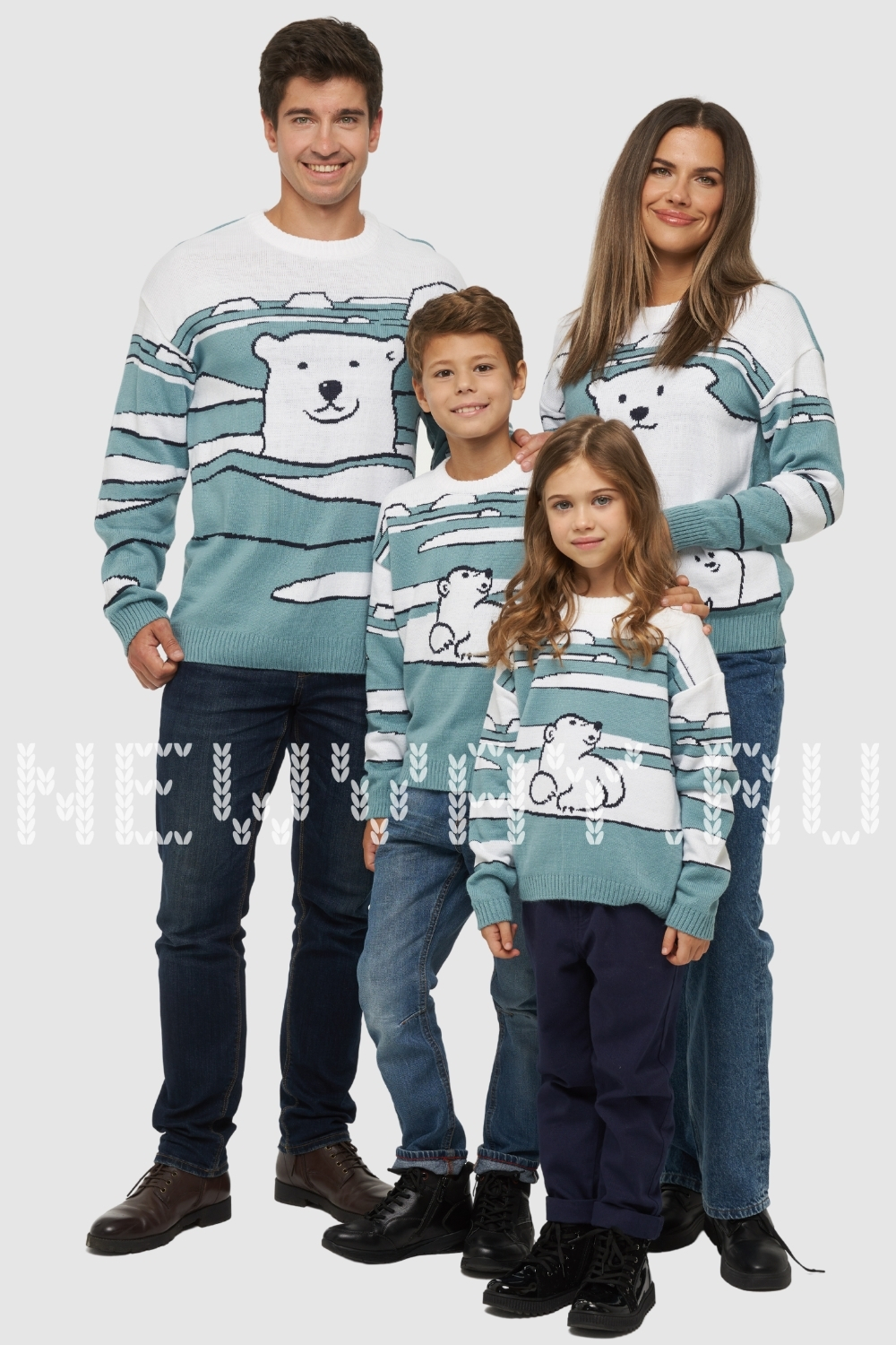 Комплект Family Look На льдине. Вид 1