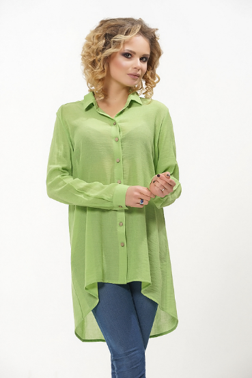 Женская блузка цвета лайм